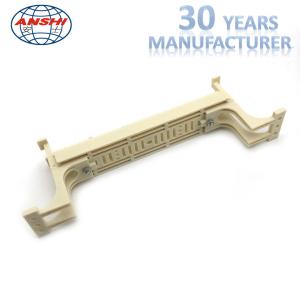 Telecommunication 50 Pairs 110 Terminal Block With Leg Horizontal Type