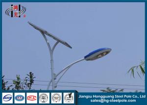 Best Energy Saving Lamp Post with Solar Panel Powder Coated for Street Lighting wholesale