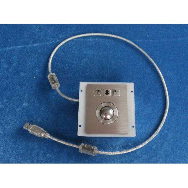 Vandal Resistant High 800 Dpi Optical Trackball Pointing Device Stainless Steel Long Use Life