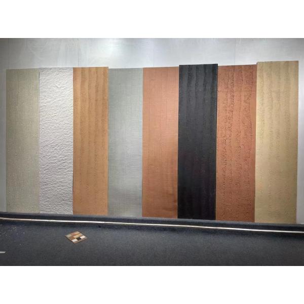 High Fade Resistance Artificial Stone Tiles Waterproof Stain Resistance Stone Look Like Pu Travertine Faux Cement