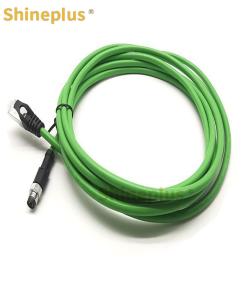 China M8 To RJ45 Servo Coding Ethernet Industrial Towchain Network Cable Type D 4-Core on sale