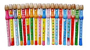 8 hole Cartoon wood recorder / toy flute/ Music Toy / Orff instruments / Promotion gift AG-PC1-1