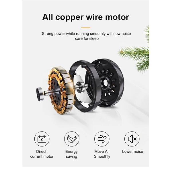 Stylish Metal Indoor Ceiling Fan with Hidden Blades and Cooling Air LED Light Function