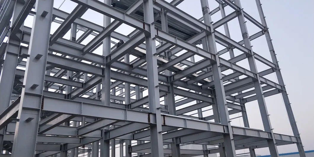 Pre-Engineered Light Steel Structure Rubber Construction Factory Building Workshop