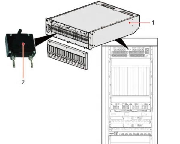 Cheap CSC3300 Power distribution box (3 U) 02120427= CN6E00DPD DPD-DPD100-6-20 direct current (DC) Power Distribution Box(Not Includin for sale