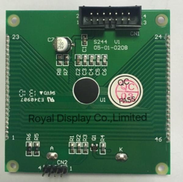 Cheap 70X5 DOT Stn Monochrome Character LCD Module Transmissive Negative LCD Module for sale