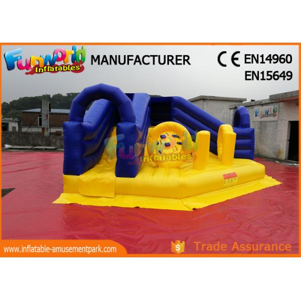 Amusement Park Commercial Inflatable Slide / Blow Up Bounce House