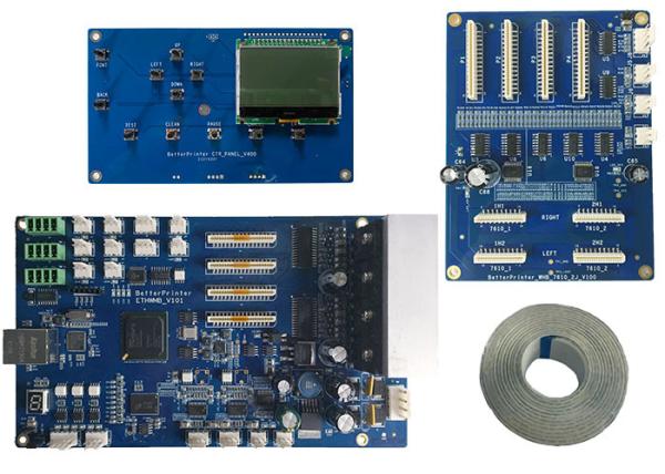 Cheap Use for spurt draws printer UV flatbed printer control board kit  7610 double head network Interface inkjet board for sale