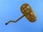2 Layer Flexible Printed Circuit FPC Built On Polyimide With PI Stiffener and