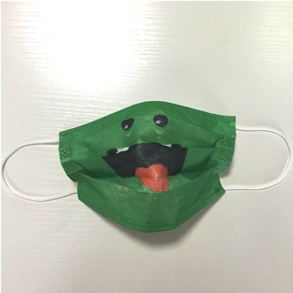 Colorful Printed Medical Face Mask Funny Non Woven Face Mask Mouth Cover