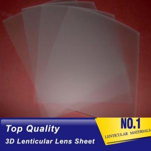 Best PP lenticular sheet suppliers uk raster 75 lpi 0.45mm lenticular lens plastic printing 3d sheet for sale wholesale