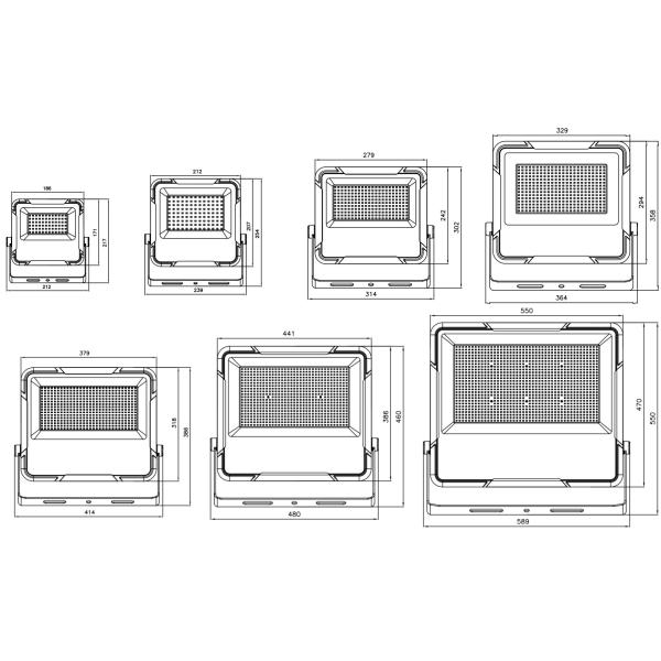 High Power IP66 LED Flood Light Lamp