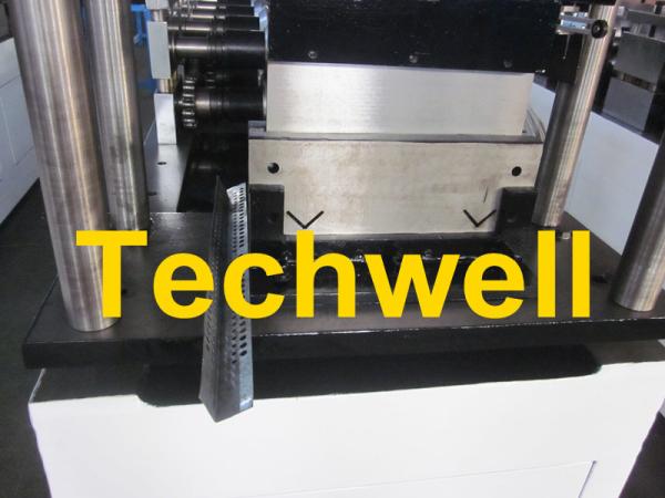 Cheap Light Weight Angle Steel Roll Forming Machine With Continuous Punching System for sale