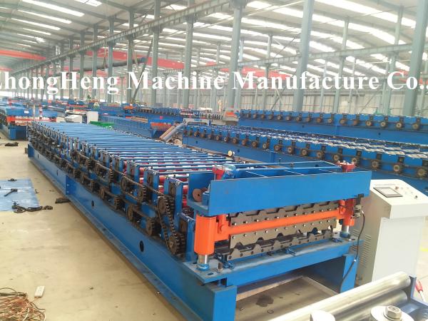 Cheap Double layer sandwich panel roofing sheet forming machine with CNC control system for sale