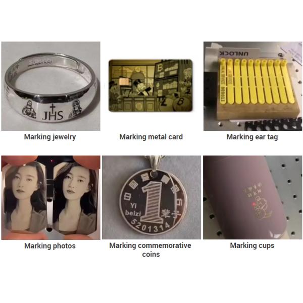 High Speed and Precision 20W 30W Mini Portable Fiber Laser Engraving Machine for Metal Plastic Pen Gold Silver Jewelry