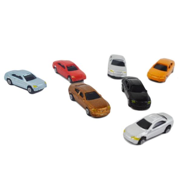 1:150 ABS plastic 3x1x0.9cm model color car for architectural miniature kits or toy
