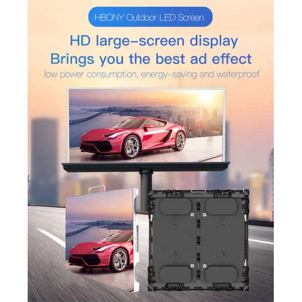 High Brightness Truck Mounted Led Display Full Color P6 P8 P10 2 Years Warranty