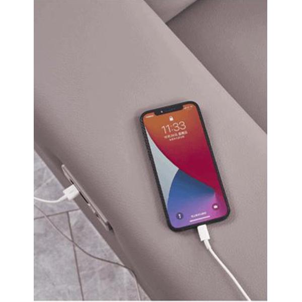 BN Leather Functional Sofa Metal Frame Modern Minimalist Usb Electric Sofa Combination Recliner Sectional Modern Sofa