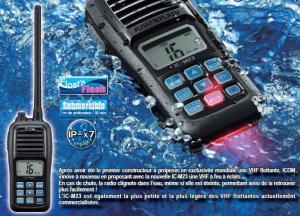 Best Buoyant ICOM M23 VHF Marine handheld radios wholesale