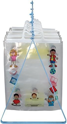 Students bags, easy bag pack, Read-N-Go Book Bag Sturdy Snap Shut Hanging Plastic Bags Safely Send Home Assignments