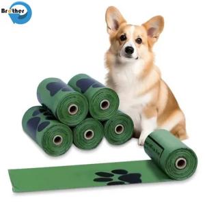 Eco Friendly 100% Compostable Dog Poo Bag on Roll