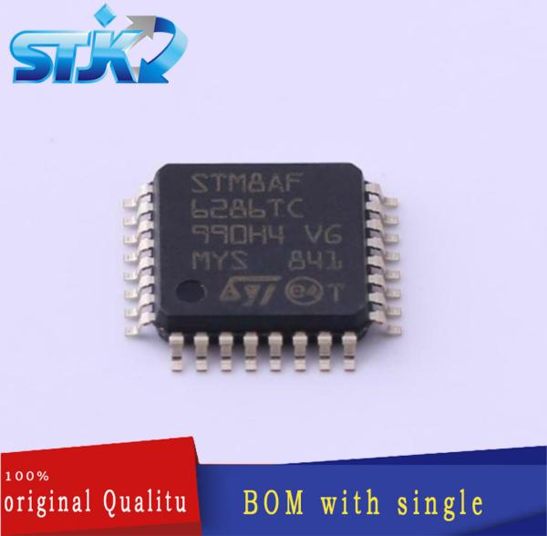 STM8AF6286TCY 32-LQFP Integrated Circuit Sensors , Embedded Microcontroller