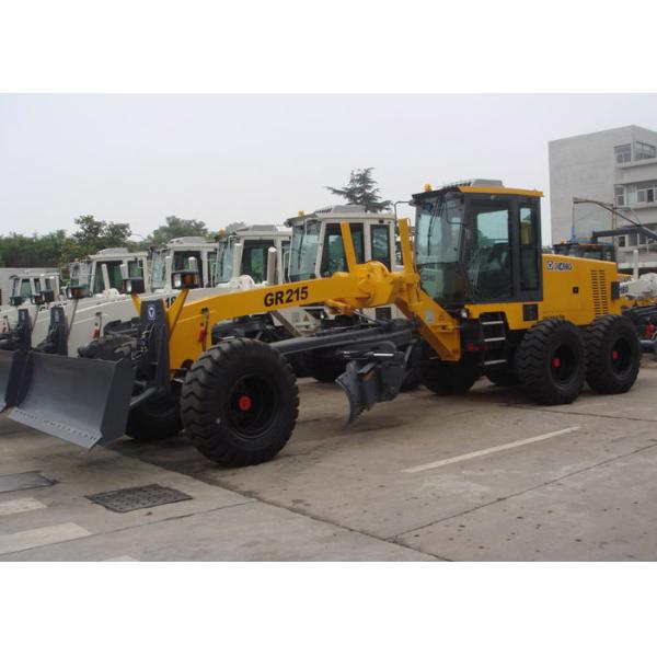 XCMG 215HP Motor Grader Machine GR215 With 450mm Max. Lift Above Ground And Front Blade