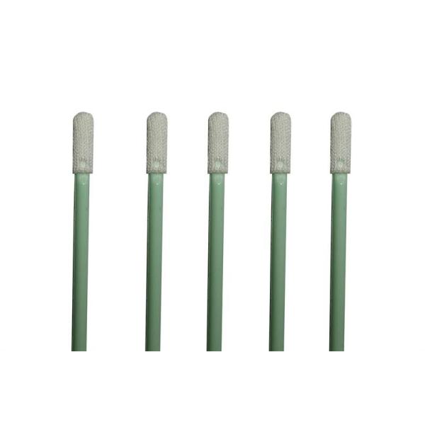 Light Green Cleanroom Consumables Micro Polyester Foam Cleaning Swabs