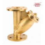 China yomtey brass flanged strainer for sale