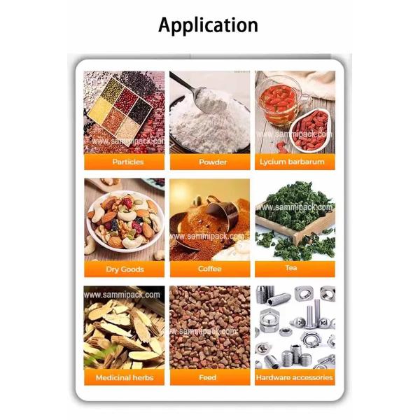 Automatic Weighing Small Grain Sachet Popcorn Granule Snack Food French Fries Potato Chips Filler With Big Hopper