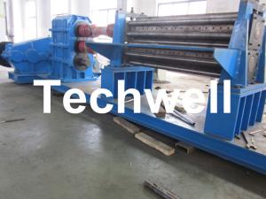 Best Galvanised Two Rollers Corrugated Roll Forming Machine 4 - 8mm with Panasonic PLC Control System wholesale