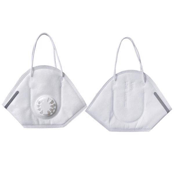 Foldable KN95 Disposable Respirator High BFE With Elastic Earloop