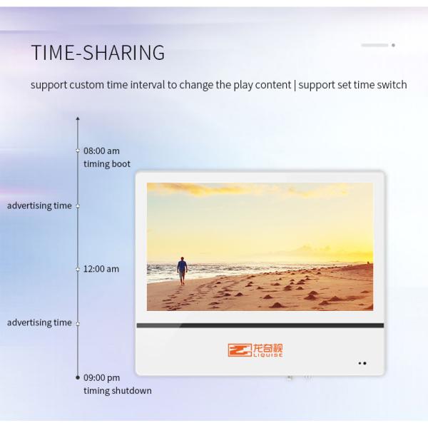 49 55 65 Inch Wall Mounted Advertising Display Android 7.1
