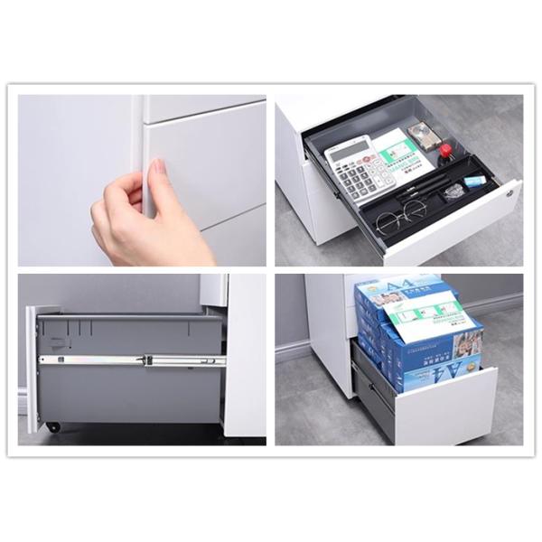 File Storage 2 Drawer Full Steel Metal Mobile Pedestal