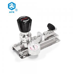 Best Stainless Steel Secondary Gas Regulator Low Pressure 2.5MPa With Panel / Ball Valves wholesale