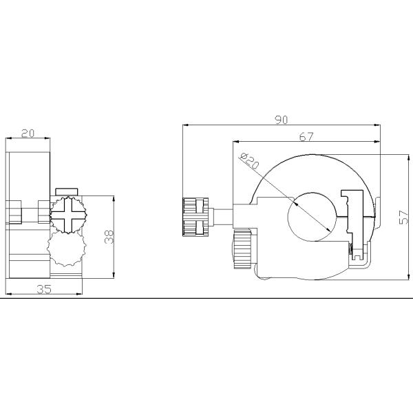 Accuracy Class 1 Active KWh 3 Phase Wireless Energy Meter AEW100