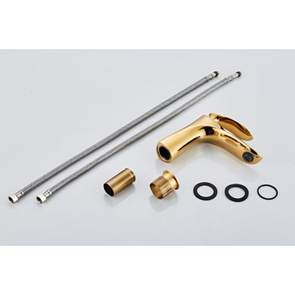 Luxurious Brass Golden Hotel Below Counter Basin Facucet