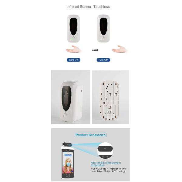 8 Inch Face Recognition Android 7.1 Touch Free Soap Dispenser