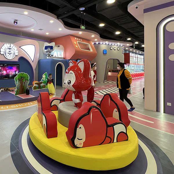 Customizable LED Merry Go Round Ride with Safety Features