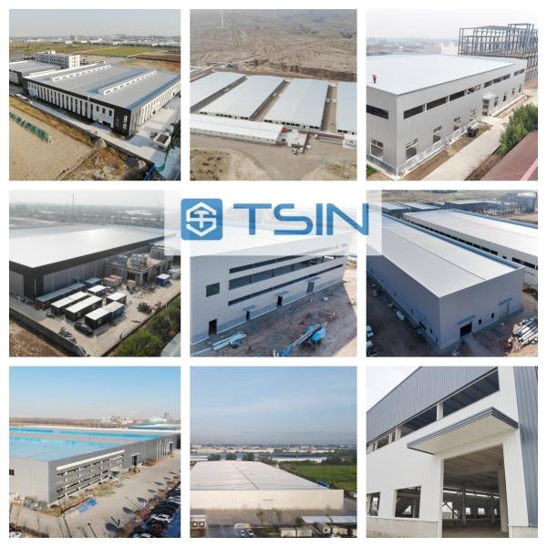 Q355B Q235B Steel Pre Engineered Metal Building Frame Portal Frame