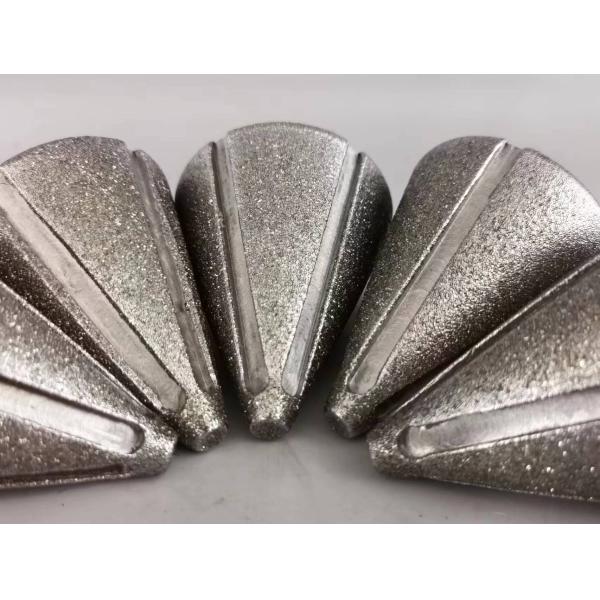 Silver Color Electroplated Diamond Grinding Head D40 Customized