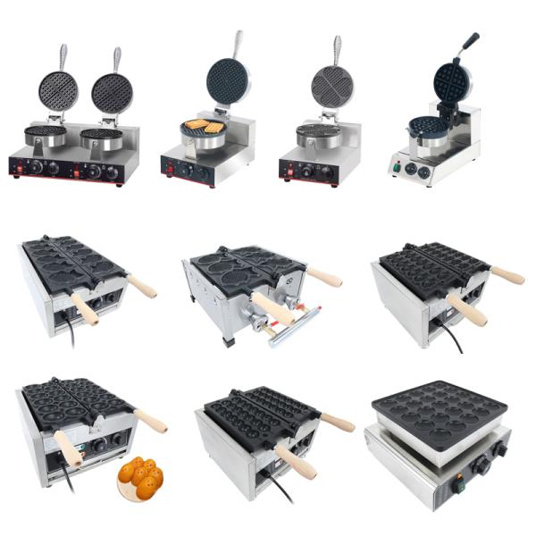 Double Plate Belgium Waffle Baker Waffle Maker Machine for Waffles and Timer Feature