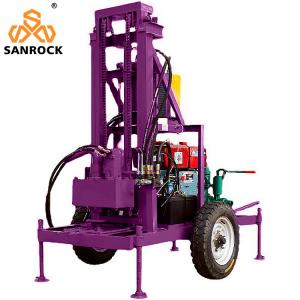 China Trailer Mounted Water Well Drilling Equipment Small Portable Water Well Drilling Rig on sale