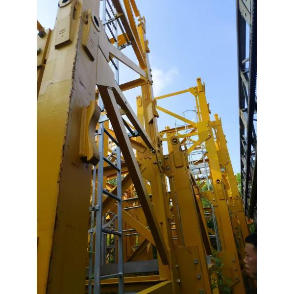 QTZ200 7015 Used Tower Hoist 10 Tons Max Load 65m Jib And L68 Mast