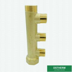 Best Three Ways Brass Water Manifolds For Pex Pipe With Slide Fittings wholesale