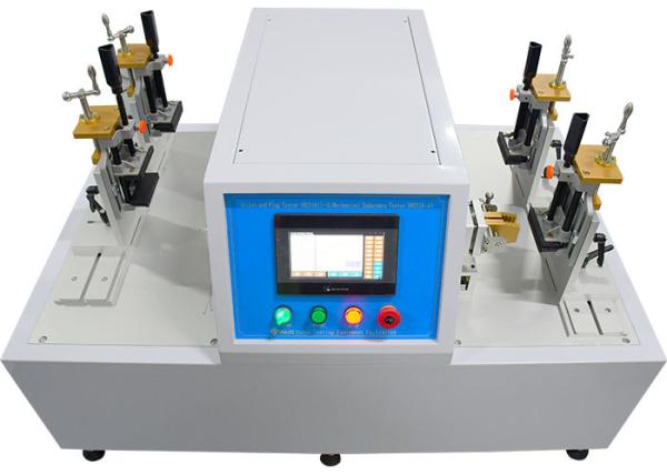 Socket And Plug Mechanical Endurance Tester Four Stations With PLC Control IEC