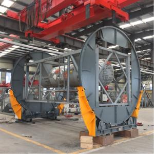 Best Large Automatic Turning Rolls ISO Tank Rotator 20ft 40ft Swap ISO Tank Container Rotation Machine wholesale