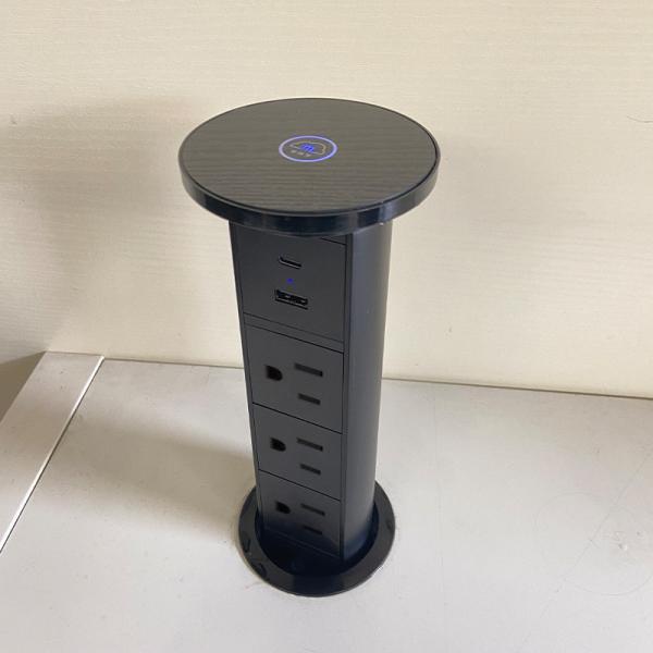 Cheap Electrical Lifting SDK Smart Wifi Socket Plug Hidden Pop Up Outlet With Wireless Charge for sale