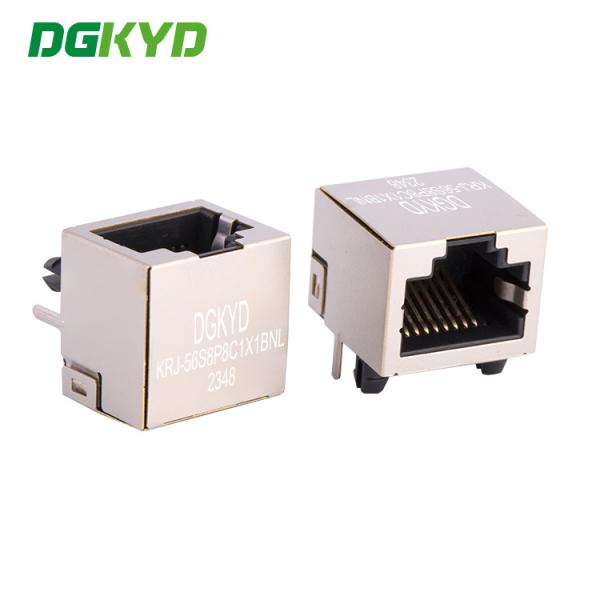 Cheap KRJ-56S8P8C1X1BNL Single Port RJ45 Connector Without Light Or Spring Without Filter Network Port Socket for sale