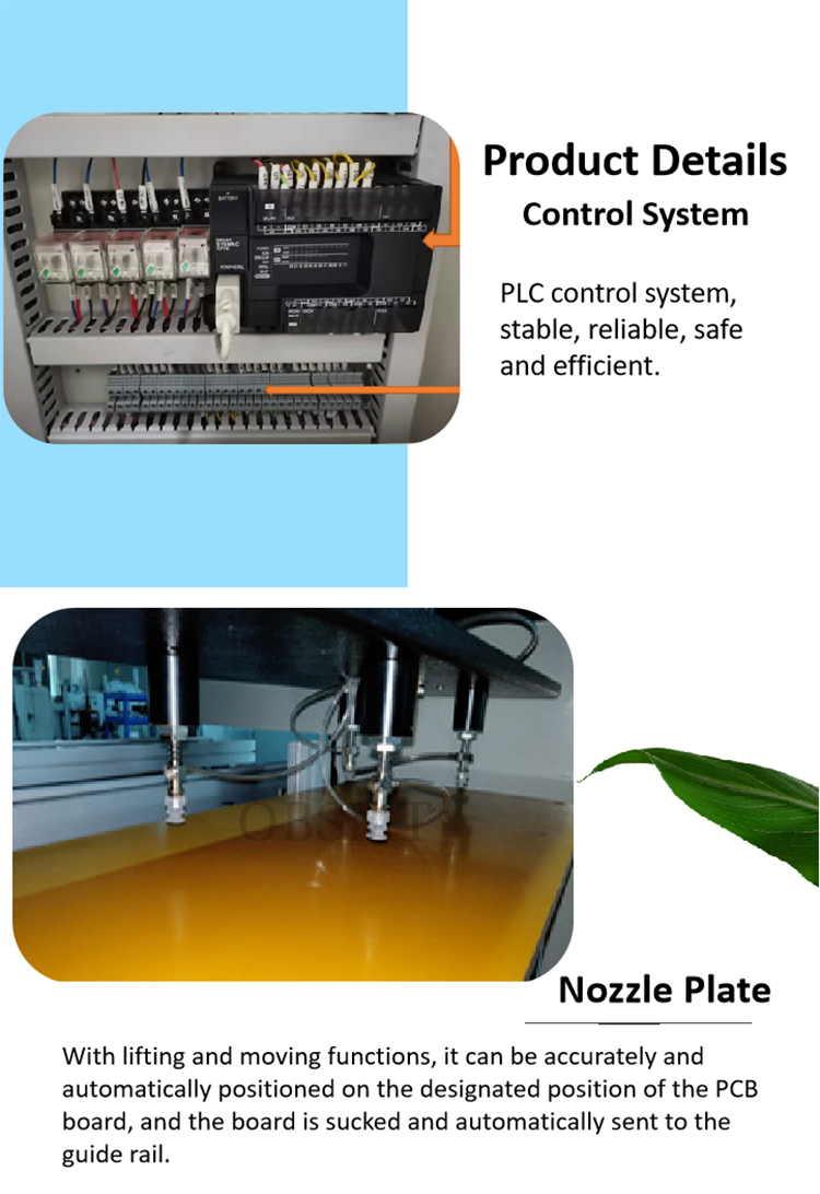 Automatic SMT PCB Vacuum Suction Loader and Unloader with SMEMA Signal and 1 Year Warranty for Magazine Type PCB Handling